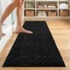 thumbnail image 2 of Alfombra de baño Cuzwlovita 43 × 43 cm Negra Lavable y Absorbente, 2 of 8