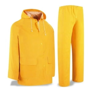 Metalfer - Traje De Agua Amarillo Pvc Talla L