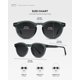 thumbnail image 5 of Lentes de Sol WearMe Pro Tate Redondos Polarizados UV400 - Azul, 5 of 8
