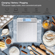 thumbnail image 4 of Báscula de cocina digital con carga USB, báscula digital 0,1 g/3 kg, báscula fina electrónica, función PSC/tara/pantalla LCD, conversión de 6 unidades, báscula de letras, báscula de bolsillo, 4 of 8