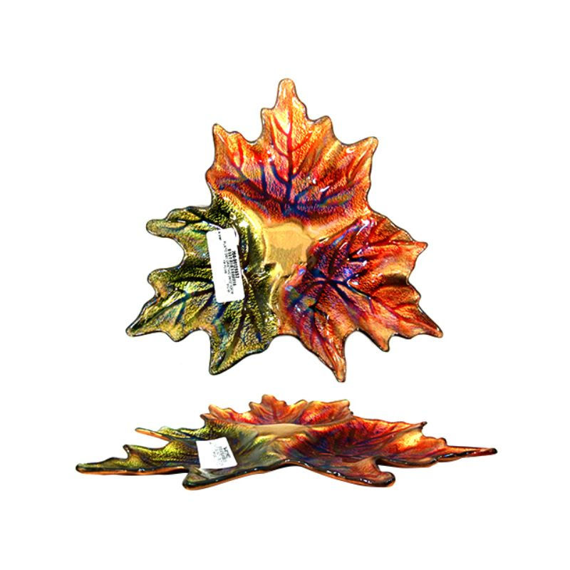 Hello Home - Adorno Plato Deco 28X27X2 Cm Vidrio