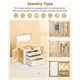 thumbnail image 3 of Caja de joyería Homde de 4 niveles con estuche de viaje, 3 of 9