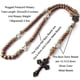 thumbnail image 2 of Collar rosario de paracord HanlinCC, cobre antiguo, San Miguel, 2 of 5