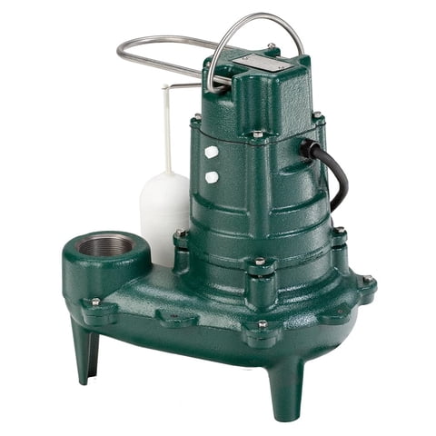 Bomba De Aguas Residuales Zoeller Waste-Mate 267-0001 1/2 Hp Automática