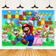 thumbnail image 5 of Set de decoración para fiestas con temática de Super Bros para cumpleaños de 10 invitados, 5 of 8