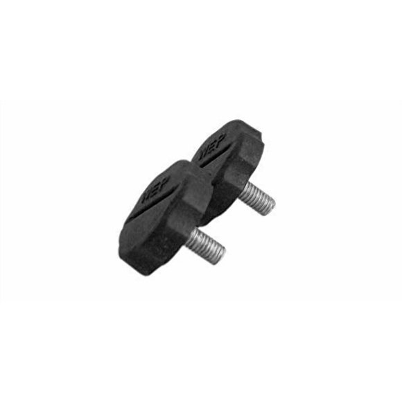 Accesorios Unlimited – Perilla lateral 5 mm negra, paquete de 2