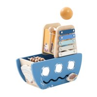 Bothyi - Cubo De Actividades De Madera Centro De Juegos De Madera Para Exteriores Para Niños De 3 Años En Adelante