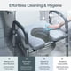 thumbnail image 5 of Elevador de asiento de inodoro Medical King ajustable en ancho y altura, 5 of 8