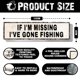 thumbnail image 2 of Letrero decorativo Rasonus "IF I'M MISSING I'VE GONE FISHING" para casa de lago – regalo, 2 of 7