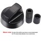 thumbnail image 5 of Perillas para Estufa Jetec Pack de 4 + 12 Adaptadores – Negro, 5 of 7