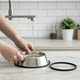 thumbnail image 2 of Plato Para Perro Gato Talla S Antideslizante Capacidad 310ml Plateado, 2 of 3