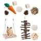 thumbnail image 4 of Juego de juguetes para masticar para hámster, juguete para rechinar los dientes, animales pequeños, ejercicio, juego, ejercicio 11 equipos, 4 of 4