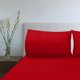 thumbnail image 2 of Juego de Sábanas Liso Rojo King 200 Hilos, 2 of 3