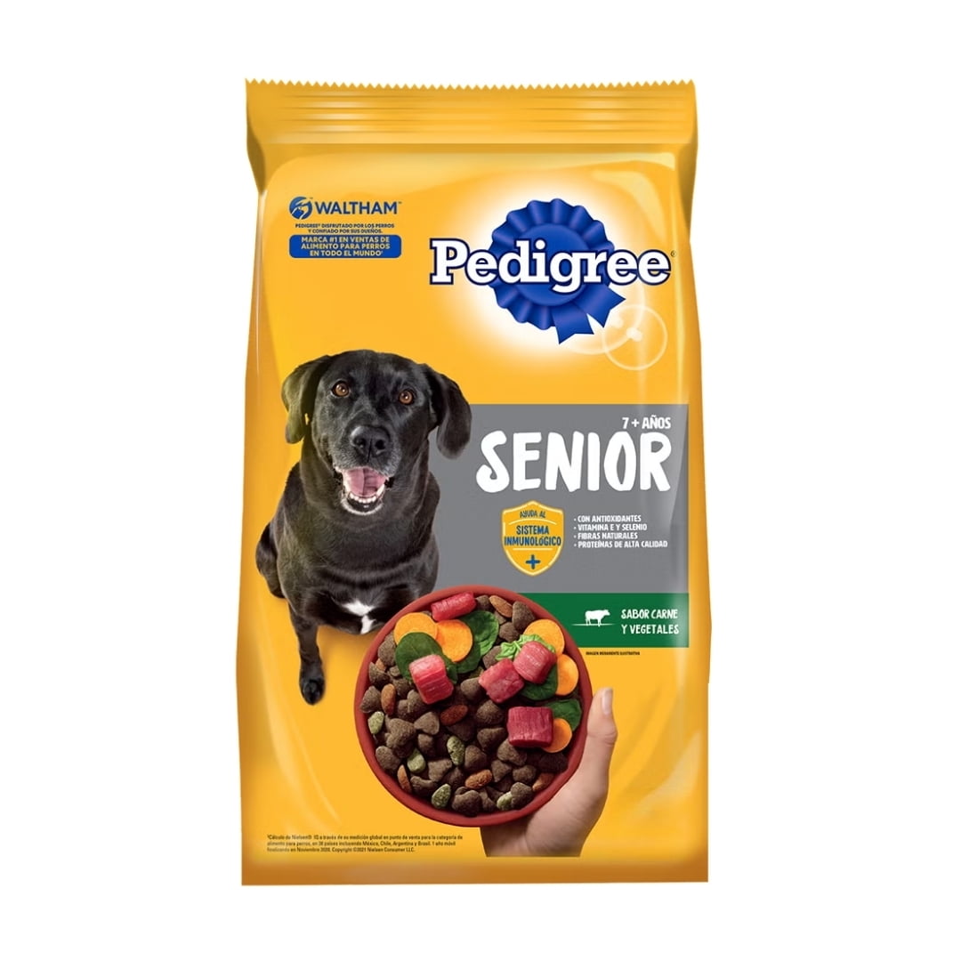 Pedigree Senior 7+ Para Perros Adultos Mayores 1,5 Kg.