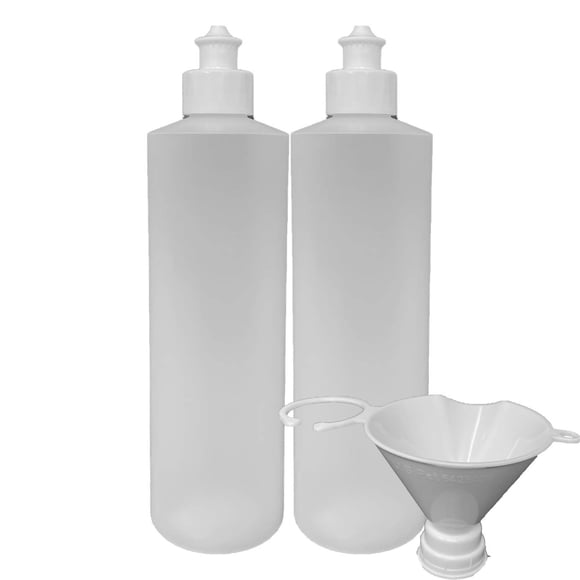 Botellas Squeeze Bottles Earth's Essentials, 480 ml, recargables (paquete de 2)