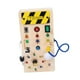thumbnail image 3 of Interruptor De Luces Tablero Ocupado LED Tablero Sensorial De Madera Para Niños Regalo De Vacaciones Nota Patrón, 3 of 3