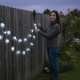 thumbnail image 4 of Guirnalda Solar Navidad 20 Led 4m Arbolito Copos Blanco, 4 of 9