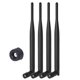 thumbnail image 1 of ANTENA BINGFU 6 dBi 2.4 GHz/5.8 GHz RP‑SMA (Pack de 4), 1 of 9
