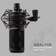 thumbnail image 3 of Micrófono de estudio Audio-Technica AT2020 con condensador y accesorios, 3 of 9