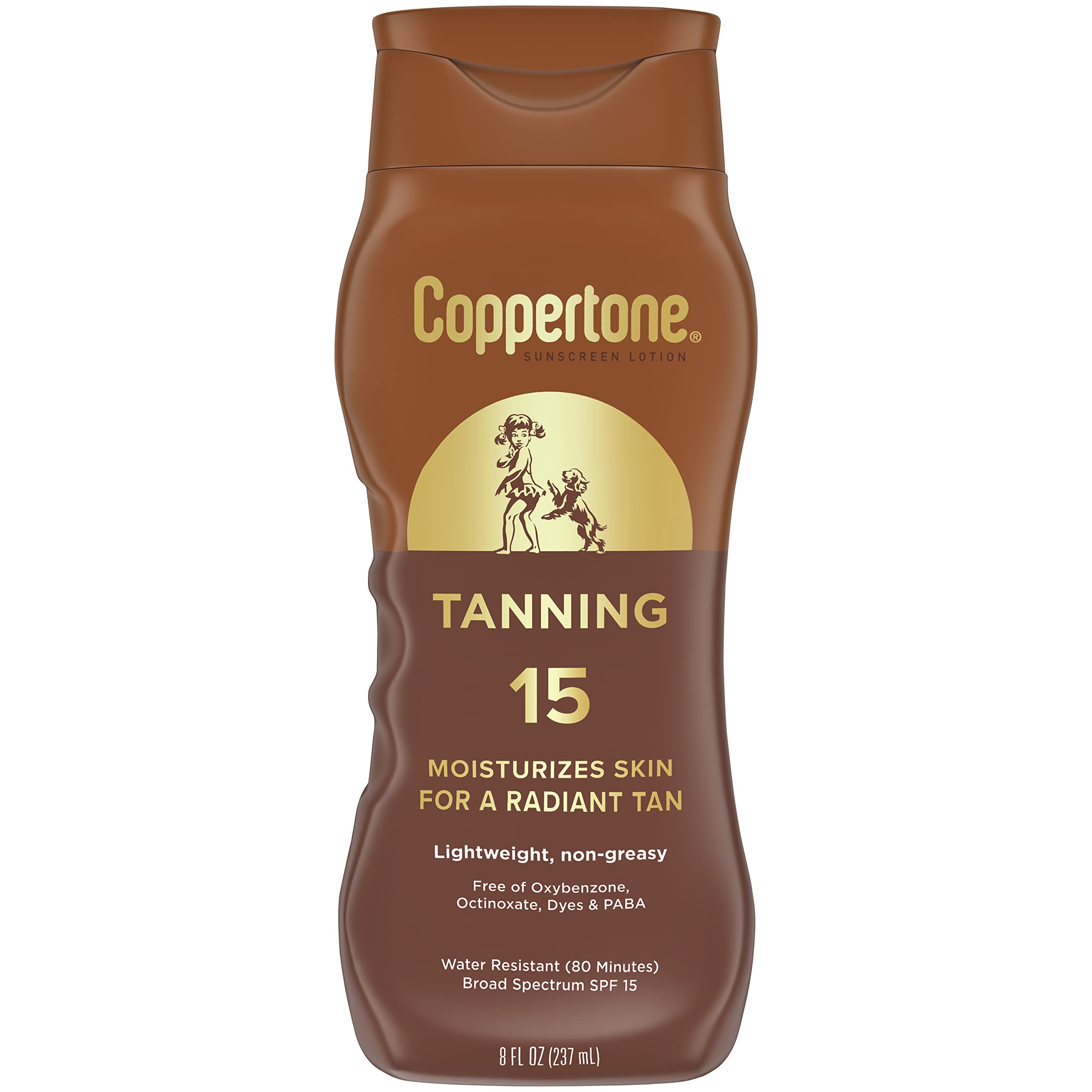 Loción Solar Coppertone Tanning Spf 15 240 Ml