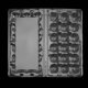 thumbnail image 3 of Almacenamiento de alimentos JAPCHET pack de 150 cartones transparentes de PVC con 18 compartimentos, 3 of 7