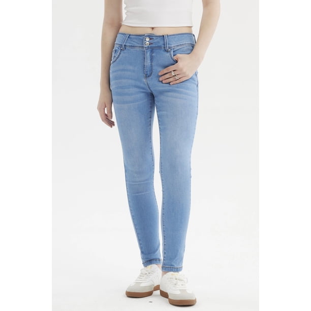 Jeans Mujer Skinny Kim Azul Claro - ll