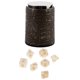 thumbnail image 2 of 7pcs Dados Cara TRPG Múltiples Juegos De Mazmorras Y Dragón D4-d20 Cortan En Cuadritos - Blanco+Coctelera # 21 De La Taza De Los Dados De La Manera, 2 of 3