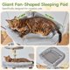 thumbnail image 3 of Cat Tree Ms045w 183 Cm Gris Claro Para Gatos Grandes, 3 of 9
