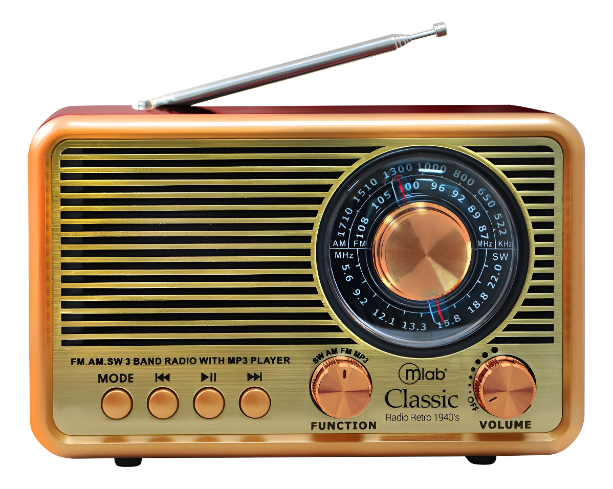 Radio Retro Classíc 1940S Bt/Fm/Usb/Usb-C Mlab 09469