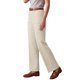 thumbnail image 4 of INSPIRE CHIC Pantalones de Campana para Mujer de Cintura Alta Forrados de Felpa Cálidos con Bolsillos Botón Pantalones Casuales de Invierno Talla X Pequeña Albaricoque, 4 of 5