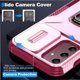 thumbnail image 2 of Funda Armada para Samsung Galaxy A15 5G con Tapa Deslizante y Soporte Magnético Giratorio Rosa, 2 of 5