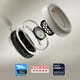 thumbnail image 2 of Auriculares inalámbricos Bowers & Wilkins Px7 S3 para colocar sobre la oreja, blancos, 2 of 9