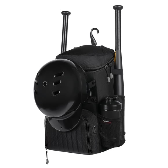 Bolsa deportiva GRANDUP para béisbol, sóftbol, fútbol y rugby, negra