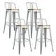 thumbnail image 1 of Pack 4 Pisos de Bar Tolix con Asiento de Madera, 1 of 6