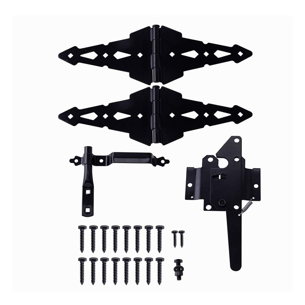Juego De Herrajes Para Portones Home Master Hardware Heavy Duty Black