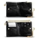 thumbnail image 3 of Monedero pequeño RFID para mujer, compacto, plegable, de piel, estilo vintage, con cremallera y cierre de boquilla., 3 of 6