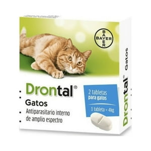 Bayer - Antiparasitarios Drontal Para Gatos Hasta 4 Kg.