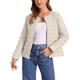 thumbnail image 1 of INSPIRE CHIC Chaqueta de Plumas para Mujer Ligera con Botones Abrigo de Manga Larga S Beige, 1 of 6
