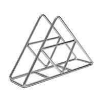 Magideal - Servilletero De Papel De Mesa De Hierro, Organización De Soporte, Almacenamiento Duradero, Dispensador De Pañuelos Independiente Para Mesa De Picnic, Plata