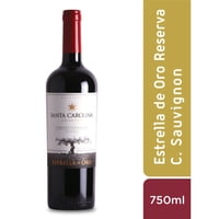 Vino Tinto Cabernet Sauvignon Estrella De Oro Reserva Botella