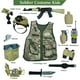 thumbnail image 2 of Set de disfraces RedCrab Kids Army Soldier Combat con casco y pistolas, 2 of 3