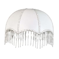 Magideal - Cubierta De Pantalla De Lámpara De Mesa De Cúpula De Repuesto De Estilo Europeo Con Parte Inferior De Borla De 30Cm Para Lámpara De Escritorio, Lámpar Estilo A