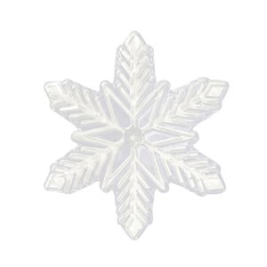 Ioensy - Accesorio De Almohadilla De Snowboard Con Copo De Nieve 3D Para Aumentar La Fricción, Color Blanco Resistente