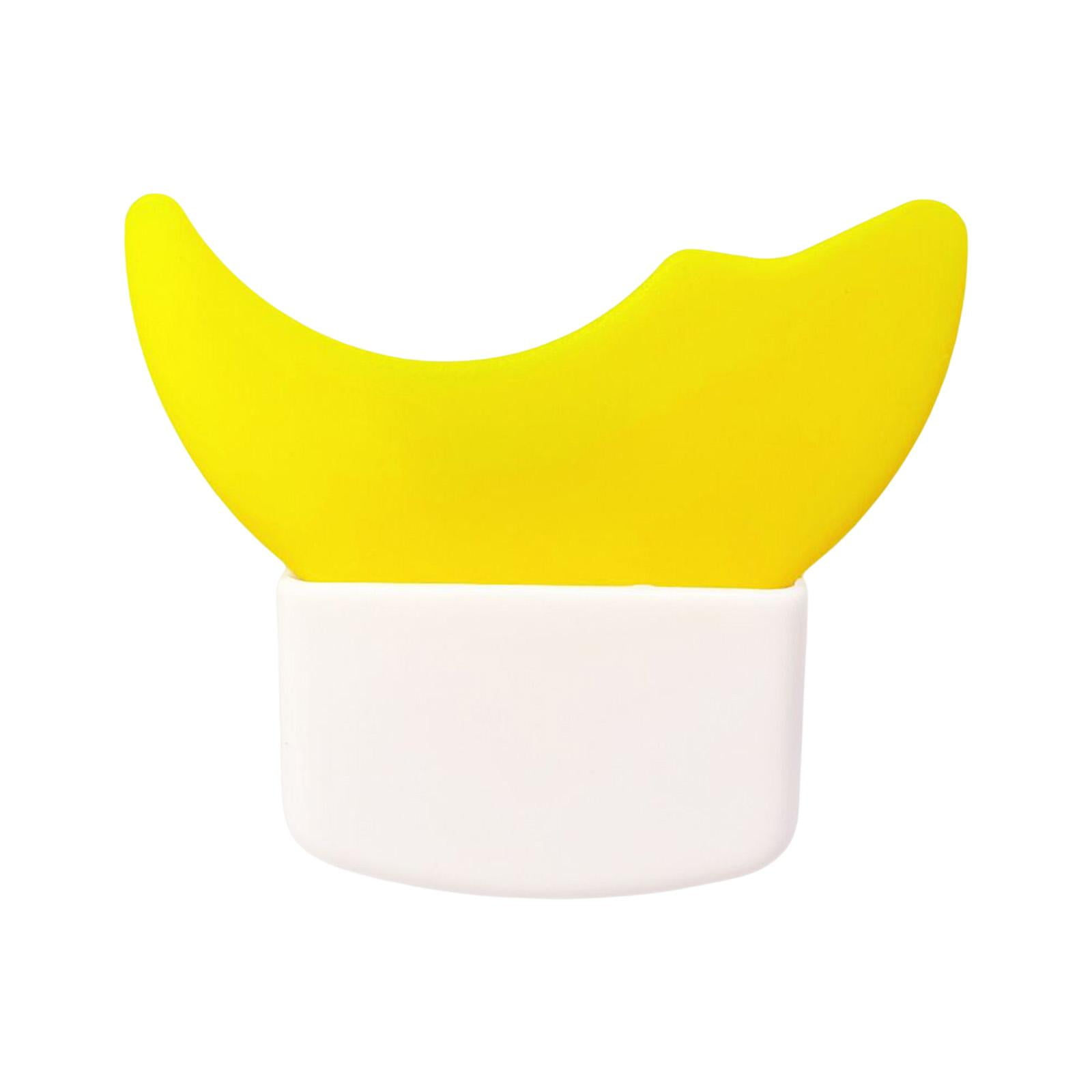 Magideal - Plantillas De Delineador De Ojos De Silicona Plantilla De Delineador De Ojos De Silicona Herramienta De Maquillaje Rápido Lavable Línea De Labios , 5,7 Cm X 5 Cm Amarillo 57 Cm X 5 Cm Amarillo