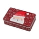 thumbnail image 3 of Caja De Hojalata Navideña, Caja De Regalo, Lindo Estuche Para Recuerdo De Fiesta Navideña, Papá Noel, Rojo Oscuro, 3 of 5