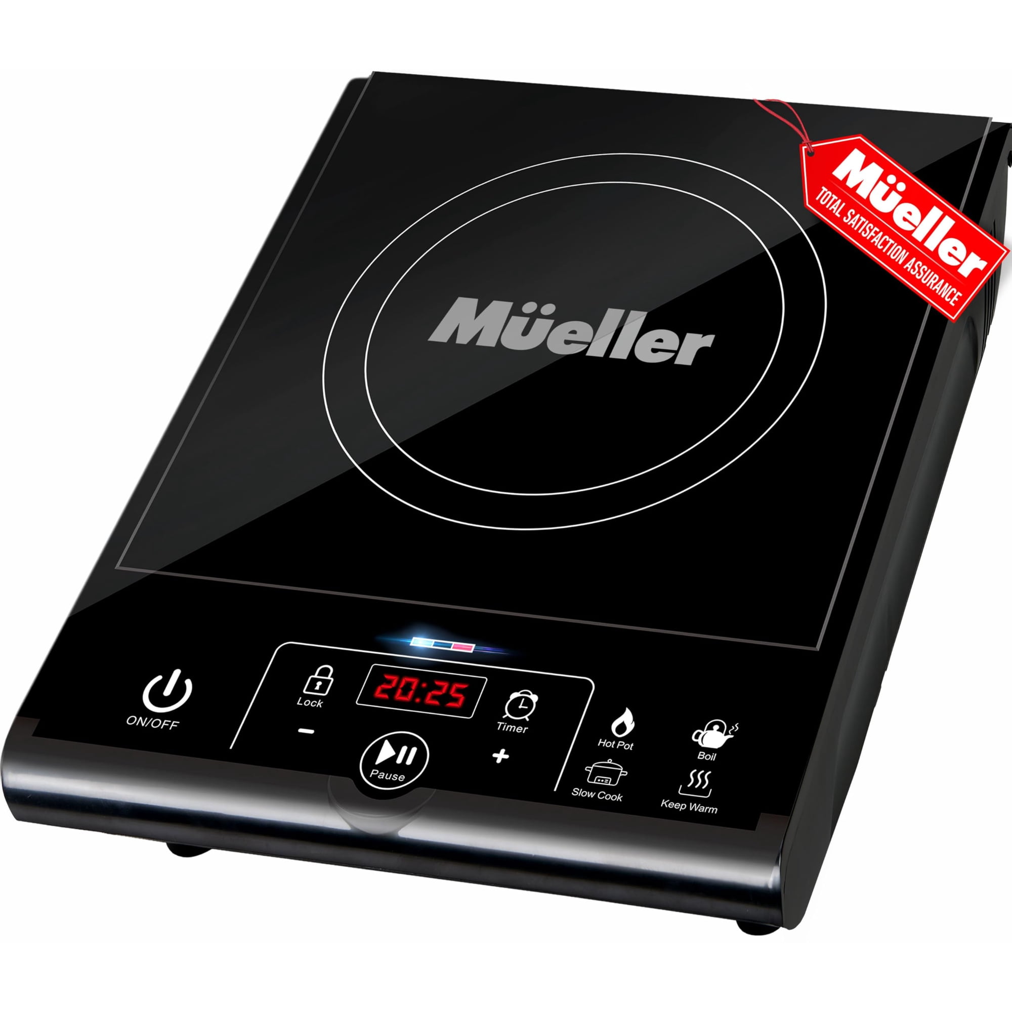Placa De Inducción Mueller Rapidtherm De Un Solo Quemador De 1800 W