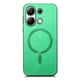 thumbnail image 4 of Magnetic Slim Case for Xiaomi Redmi Note 13 4G with Camera Guard & Anti-Scratch Back Green, 4 of 6