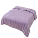 thumbnail image 4 of Frazada 2 Plaza Texturizada Color Morado, 4 of 4