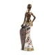 thumbnail image 2 of Figura De Mujer Africana Marrón Para Sala De Estar, Estantería, Decoración, Estilo C, 2 of 5