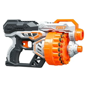 Shantou Baihui Toys Co Ltd - Juguete Pistola De 24 Dardos-Blanco-Rueda Giratoria